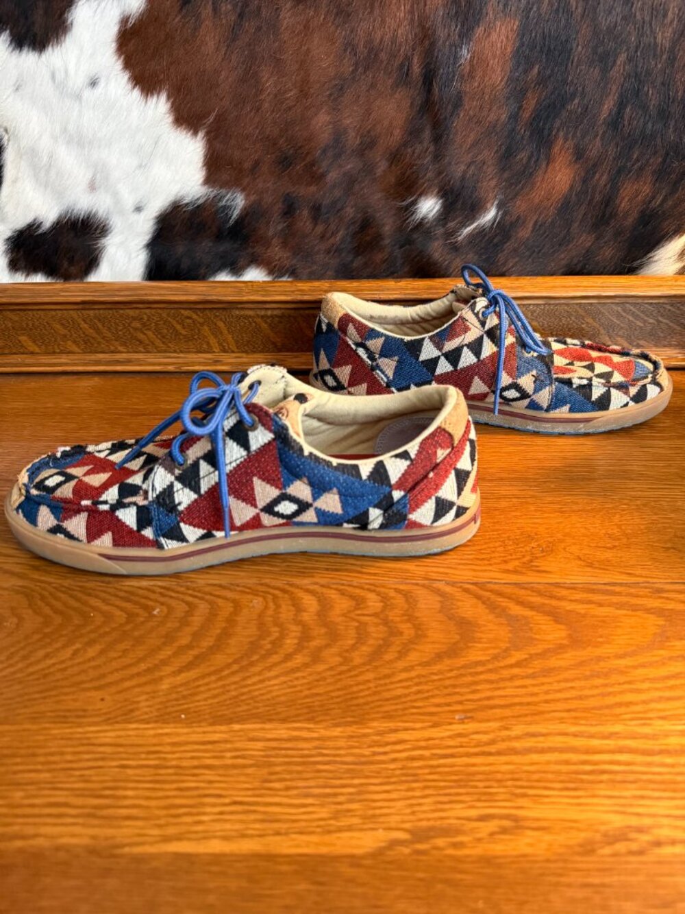 TWISTED X WOMEN'S MIDNIGHT SOUTHWESTERN LOPER SHOES SZ 9.5 - Picture 7 of 12